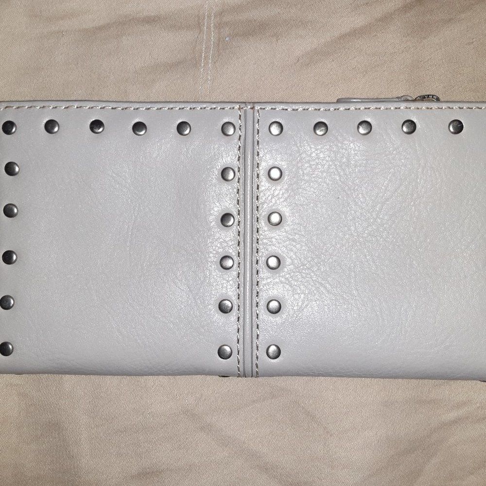 Michael Kors Gray Leather Wallet